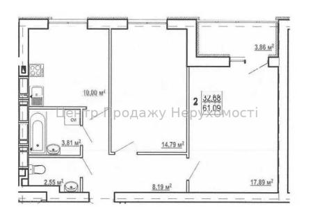 Продам 2-кімнатну квартиру в новобудові, ЖК&nbsp;«Гідропарк»