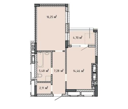 Продам 1-кімнатну квартиру в новобудові, ЖК Krona Park 2
