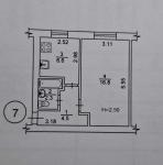 Продам 1-кімнатну квартиру, 30.20 м², капітальний ремонт