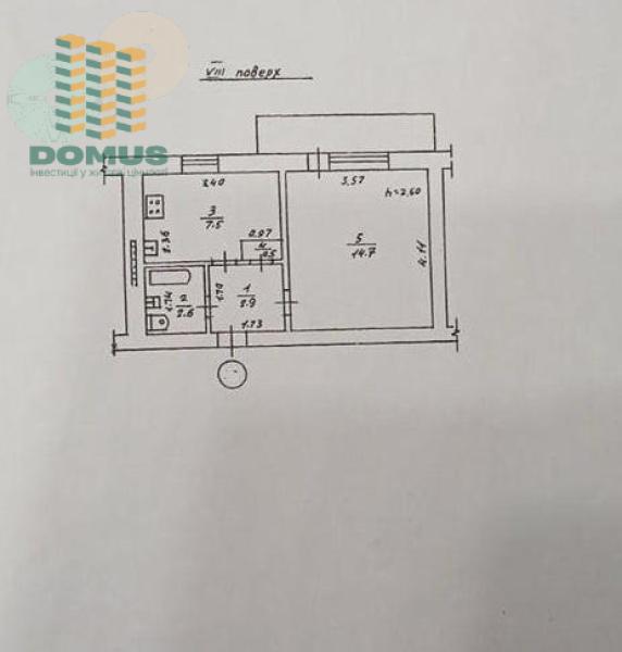 Продам 1-кімнатну квартиру