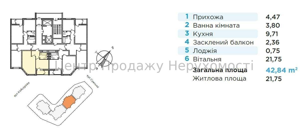 Фото Продаж 1-кімнатної квартири в ЖК Голосіївська Долина, Київ2