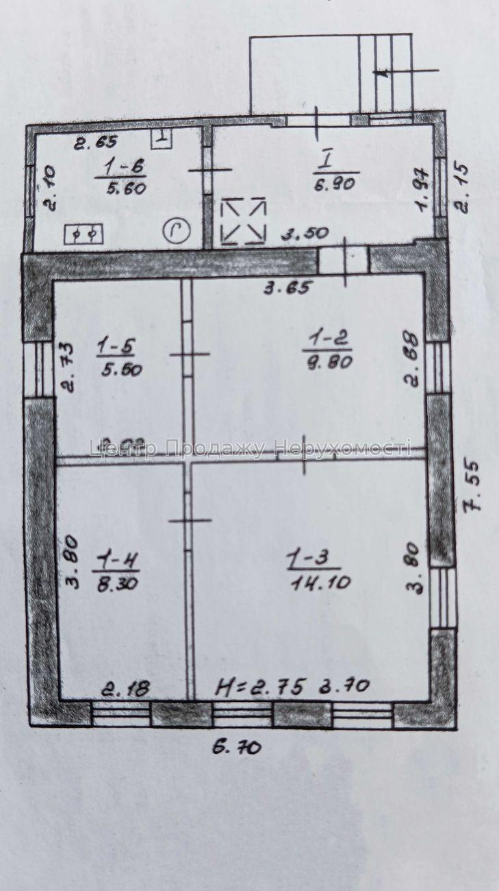 Фото Затишний будинок з охайною земельною ділянкою Холодна гора К820