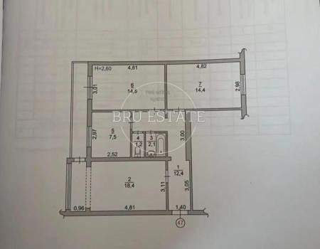 Продам 3-комнатную квартиру