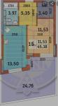 Продам 1-кімнатну квартиру, ЖК&nbsp;Італійський&nbsp;квартал, 45.18 м², без внутрішніх робіт