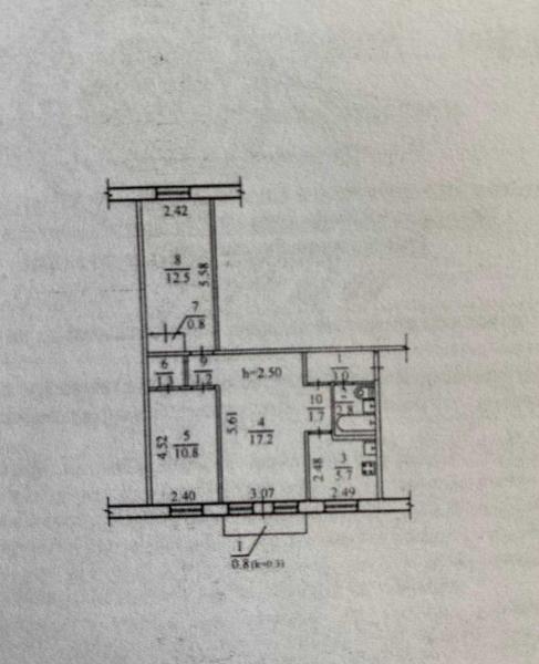 Продам 3-кімнатну квартиру