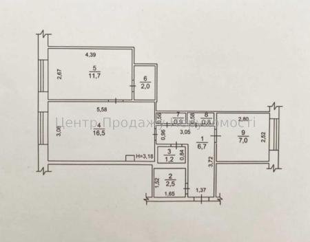 Продам 2-кімнатну квартиру