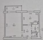 Продам 1-кімнатну квартиру, 35.80 м², радянський ремонт