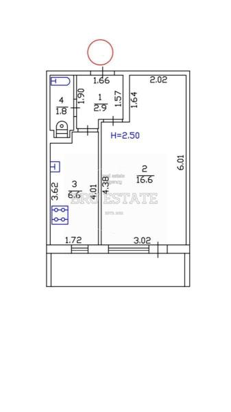 Продам 1-кімнатну квартиру