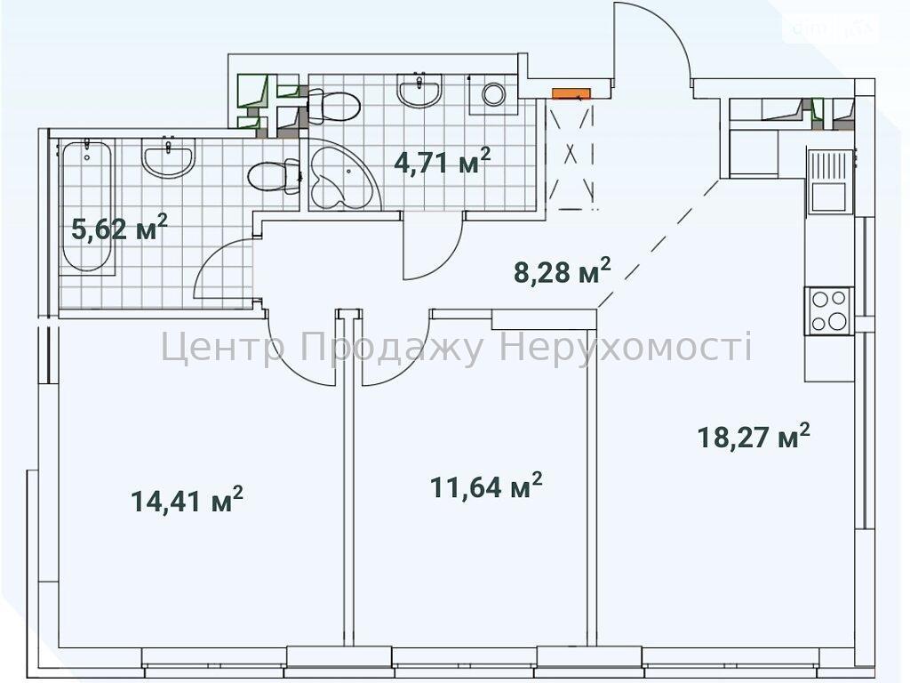 Фото 2 кімнатна квартира2