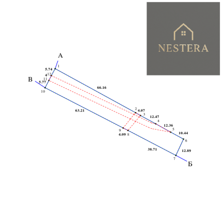 Продам ділянку під забудову нежитлової нерухомості