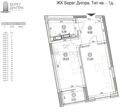 Продам 1-комнатную квартиру, ЖК Берег Днепра