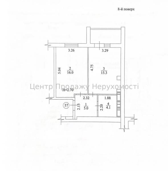 Продам 1-кімнатну квартиру