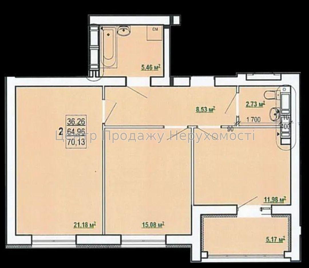 Фото Продам 2.к.кв. у ЖК Перемоги 862