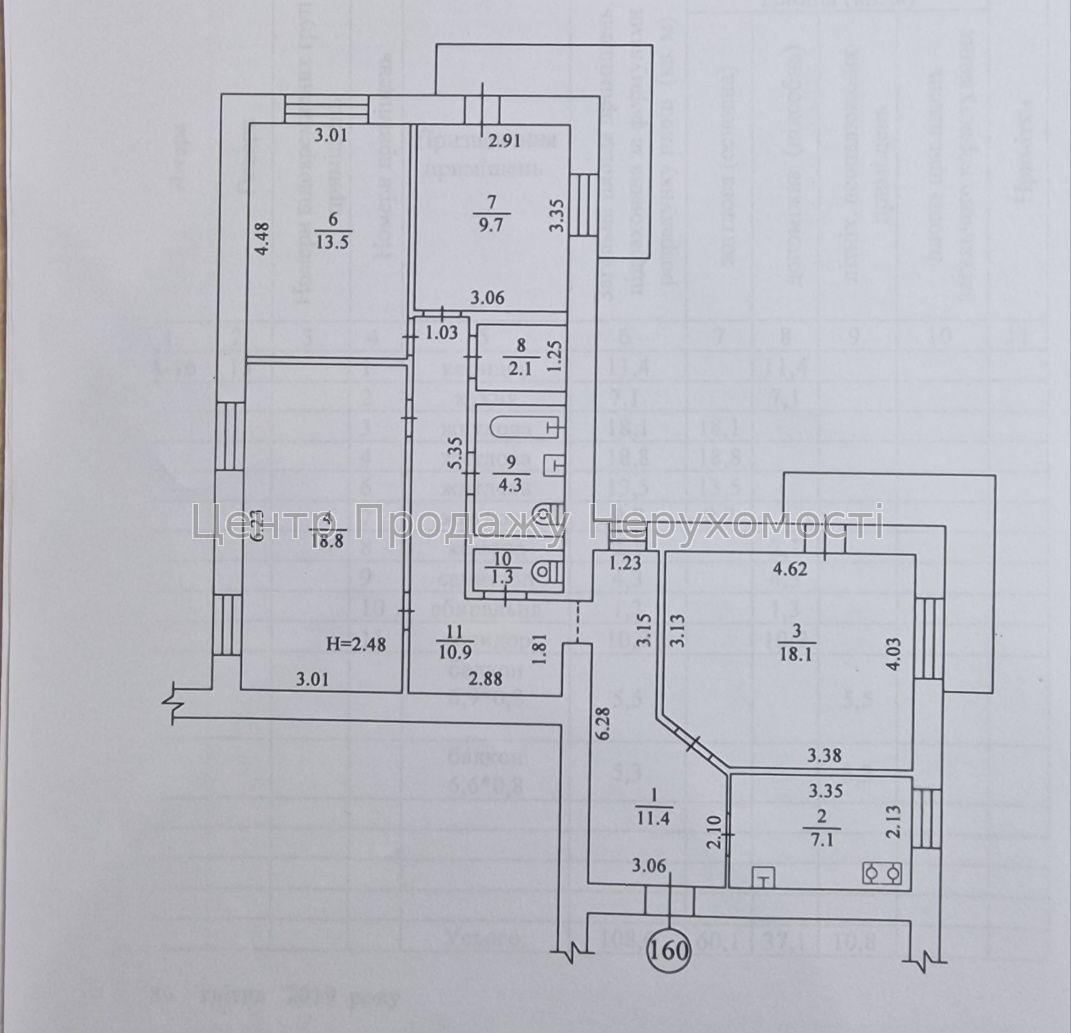 Фото Продам 4х кімнатну квартиру 110м.кв.1