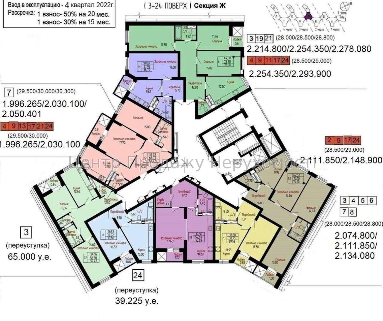 Фото Продам квартиру на стадії будівництва, Караваєві Дачі ІВ5